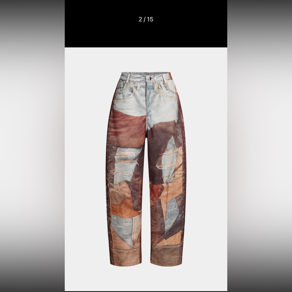 Patchwork Women's Jeans
